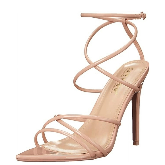 Cape Robbin Shoes - Cape Robbin Ada Sexy Stiletto High Heels  Strappy Pointed Open Toe Shoes